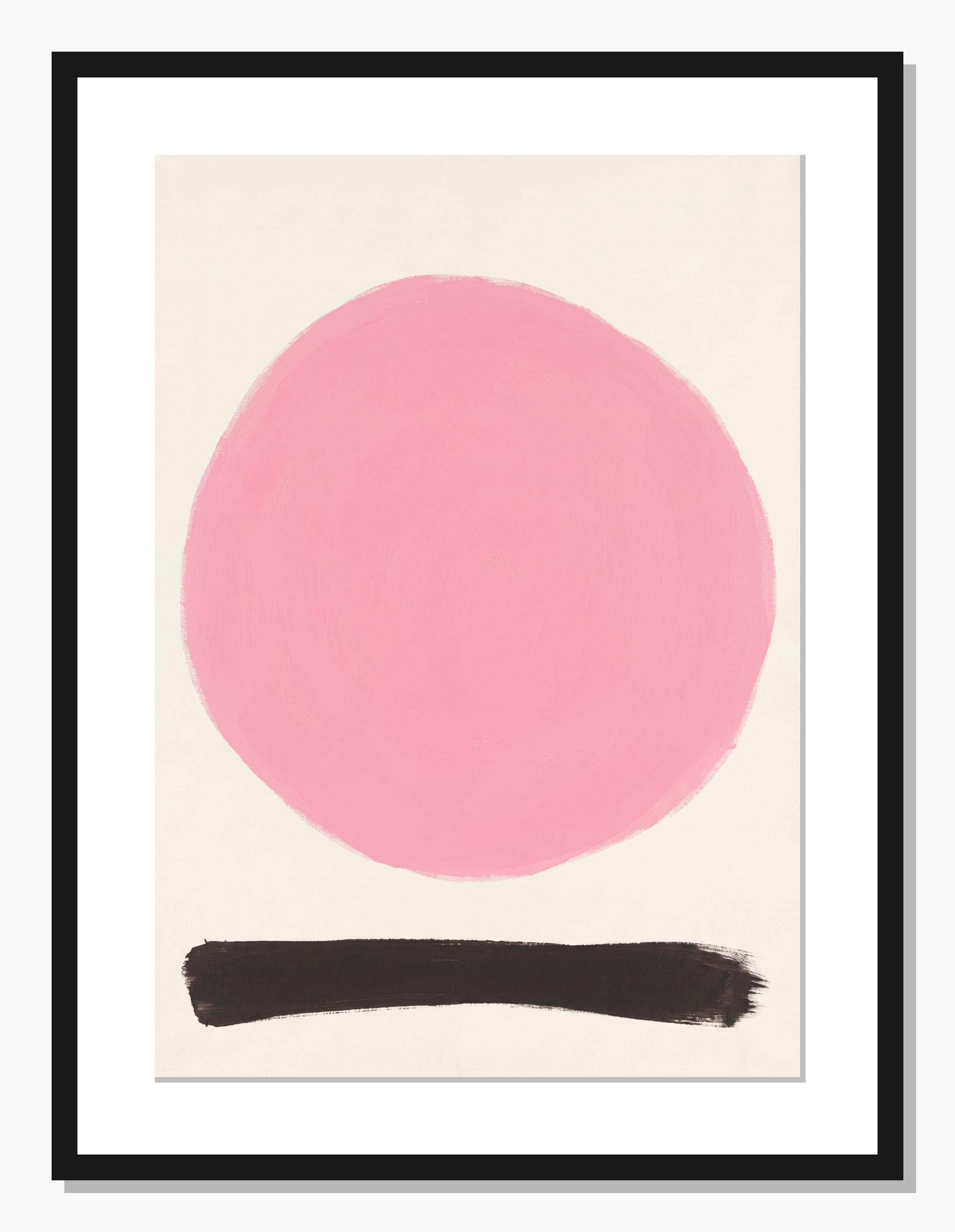 pink Abstract wall art: Bubblegum Balance