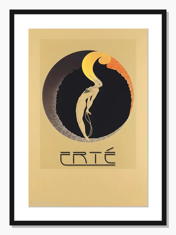 Erté's Golden Cascade